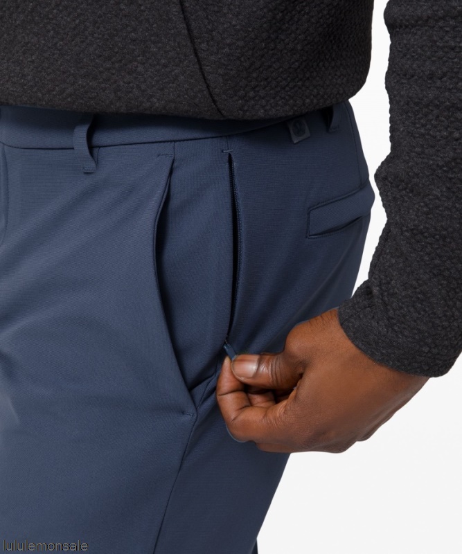 Lululemon Deutschland DELULU706 | Lululemon Deutschland Iron Blue Commission Classic-Fit Hose 32 Warpstreme